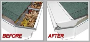 Unlimited Siding & Raingutter, Inc. West Haven Utah Leaf Proof Gutters Before and Afters