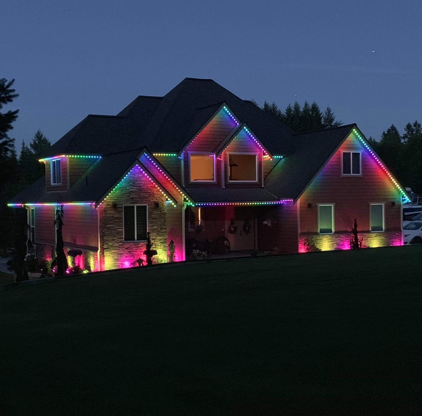 permanent Christmas lighting